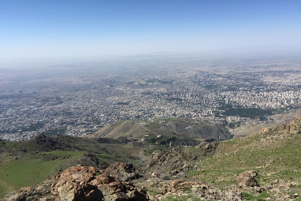 نمای تهران از قله کلکچال